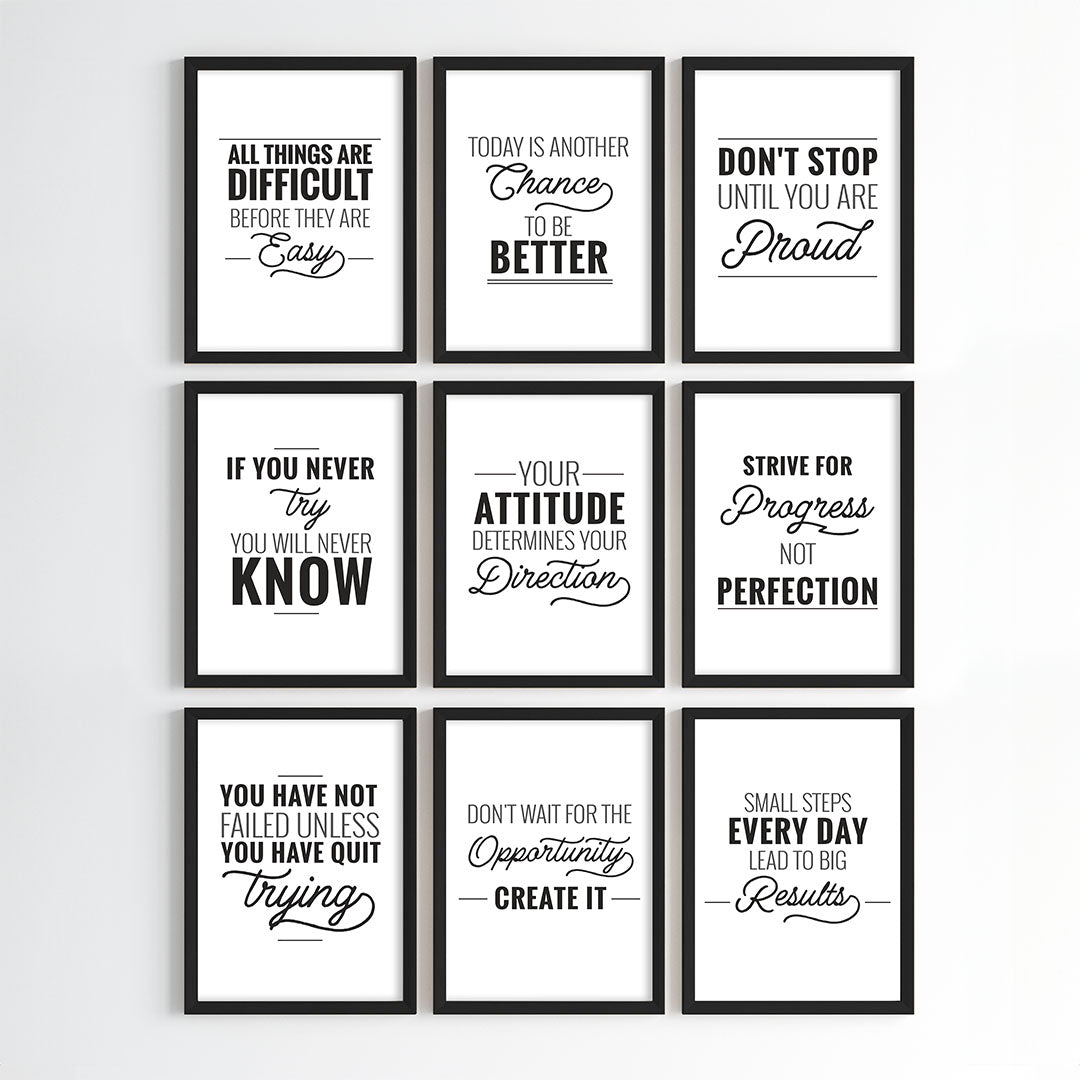 Everyday Inspiration Wall Art (Framed)