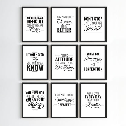 Everyday Inspiration Wall Art (Framed)