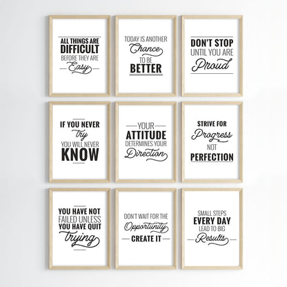 Everyday Inspiration Wall Art (Framed)