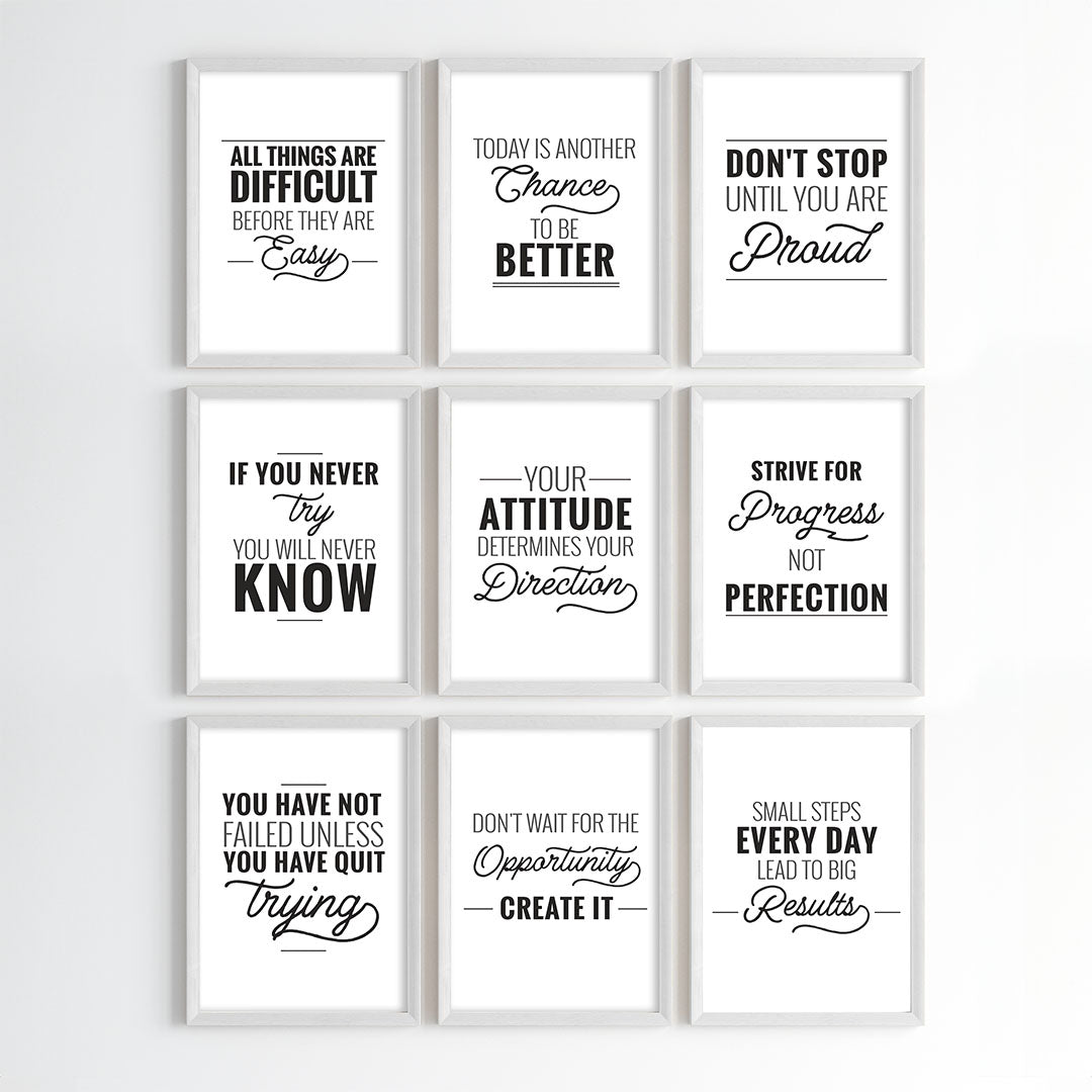 Everyday Inspiration Wall Art (Framed)