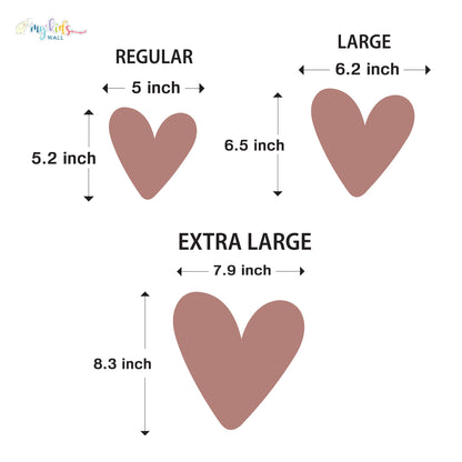 Little Love Hearts Personalized Wall Stickers