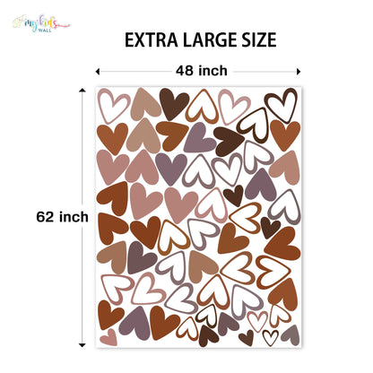 Little Love Hearts Personalized Wall Stickers