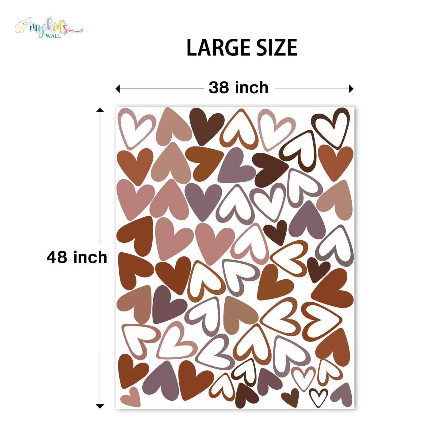 Little Love Hearts Personalized Wall Stickers