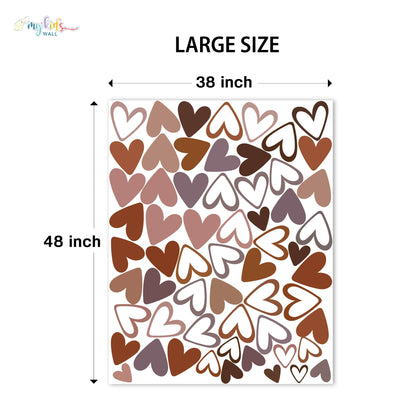 Little Love Hearts Personalized Wall Stickers