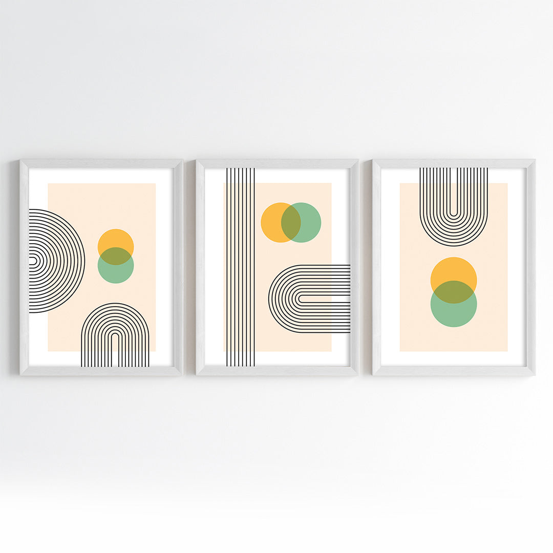 Orbital Fusion Wall Art (Framed Set of 3)