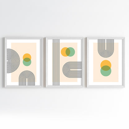 Orbital Fusion Wall Art (Framed Set of 3)