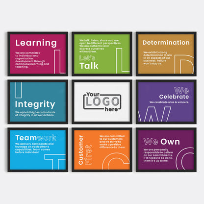 Our Core Beliefs Wall Art (Framed)