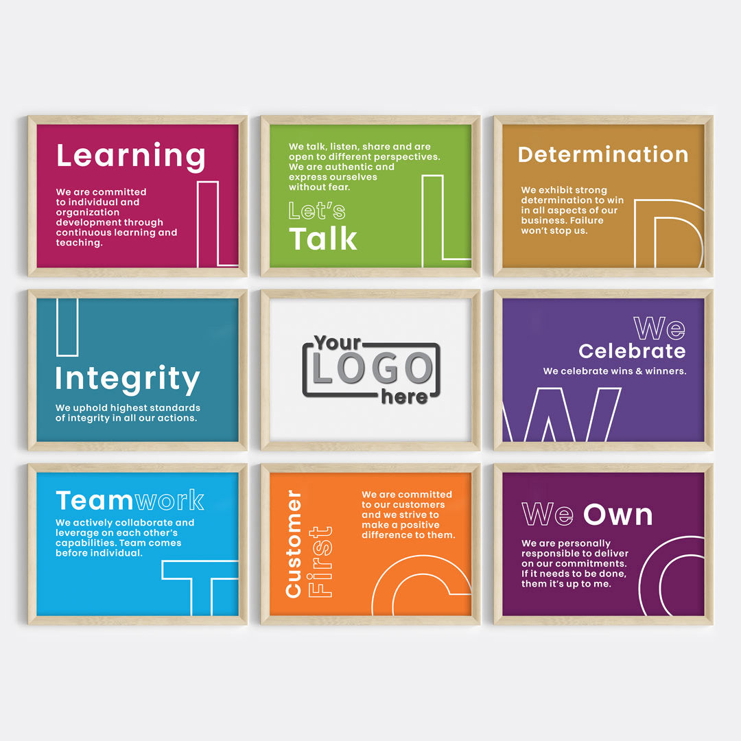 Our Core Beliefs Wall Art (Framed)