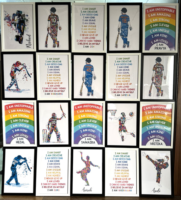 Birthday Return Gifts Customised Wall Art Sets (Framed)