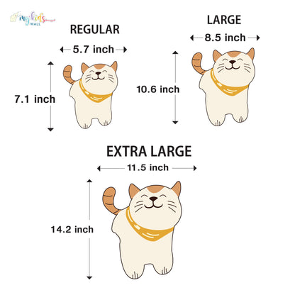 Playful Cats & Puppies Personalized Wall Stickers