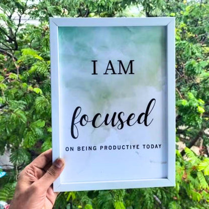 Positive Affirmations for Success Wall Art (Framed)