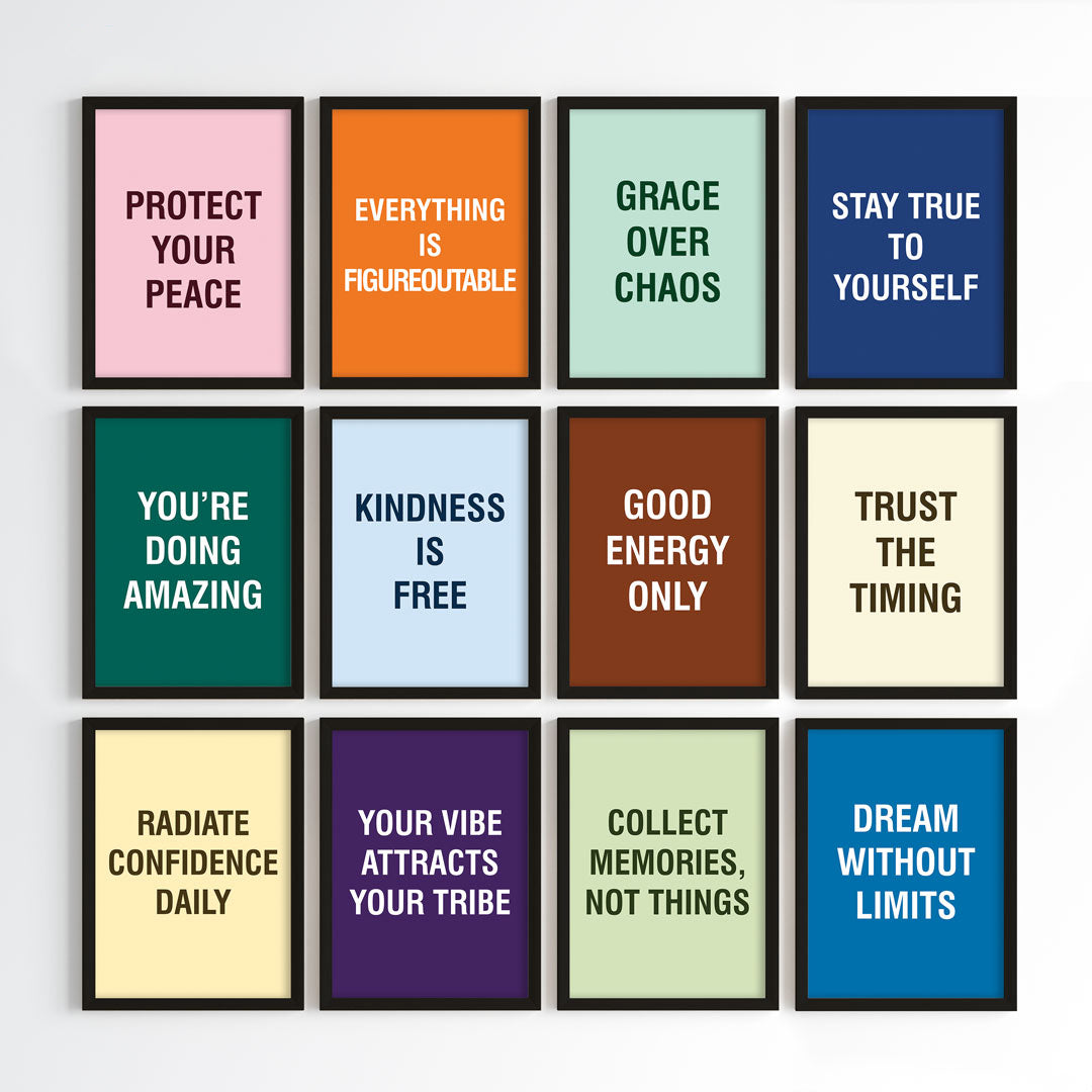 Positive Energy Wall Art (Framed)