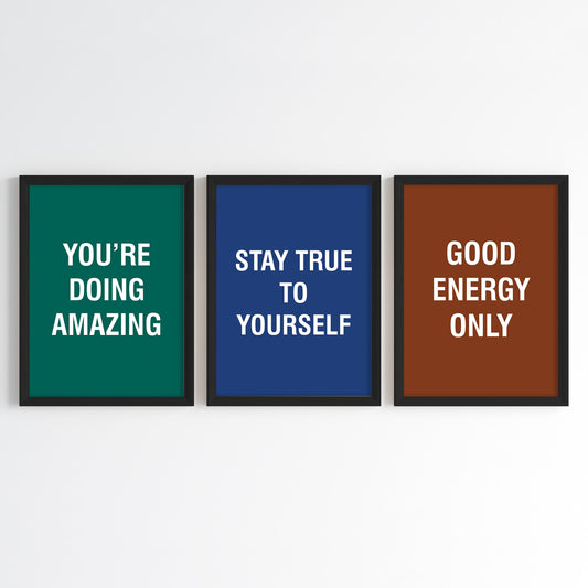 Positive Energy Wall Art (Framed)