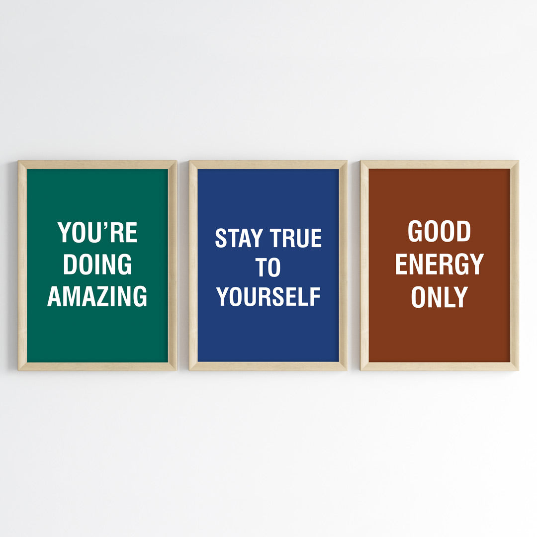 Positive Energy Wall Art (Framed)