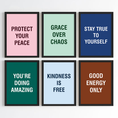 Positive Energy Wall Art (Framed)