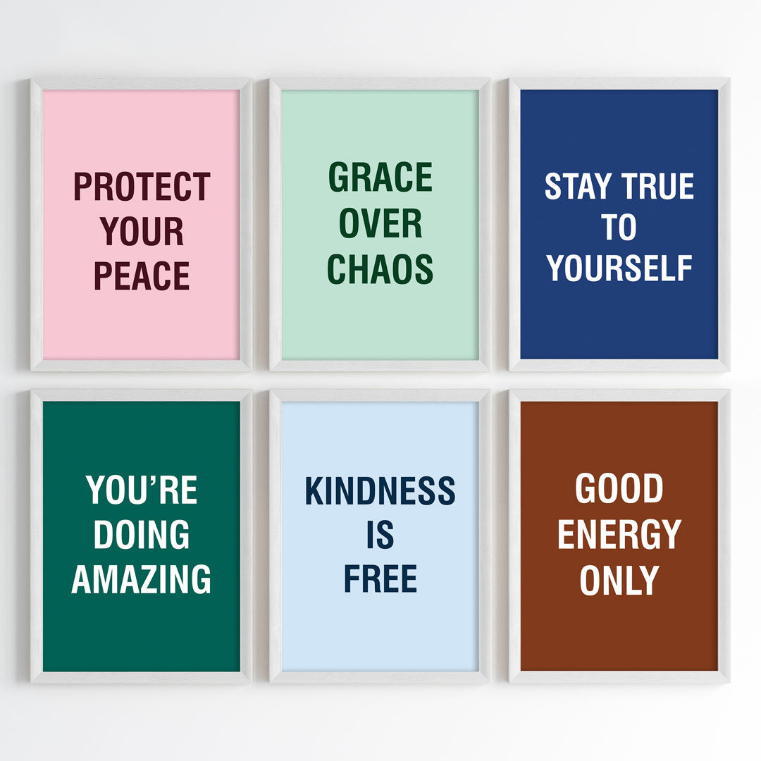 Positive Energy Wall Art (Framed)