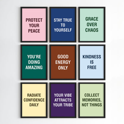 Positive Energy Wall Art (Framed)