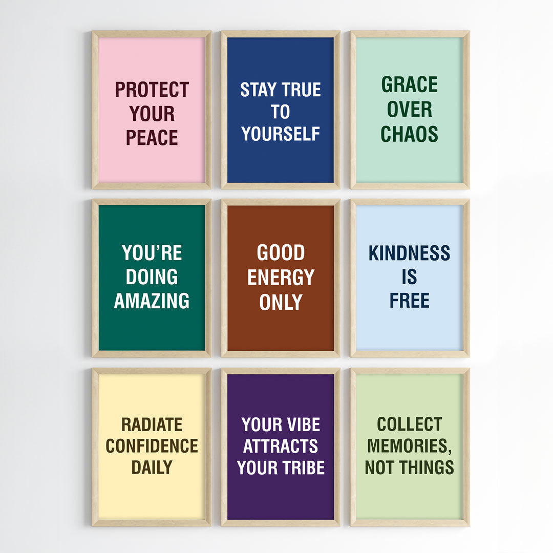 Positive Energy Wall Art (Framed)