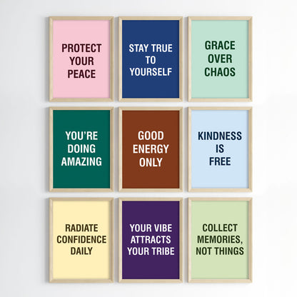 Positive Energy Wall Art (Framed)