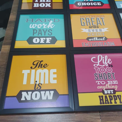 Everyday Motivation Wall Art (Framed)