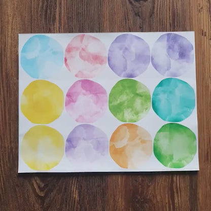 Polka Dots Colorful Wall Stickers