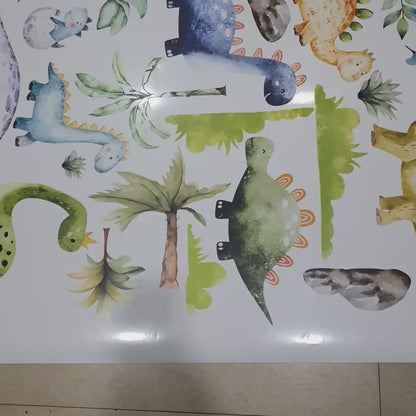 Dreamy Dinosaurs Personalized Wall Stickers