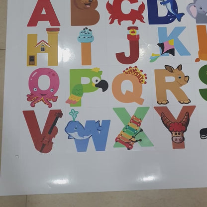 Illustrated Alphabets Wall Stickers