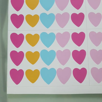 Lovely Hearts Wall Stickers
