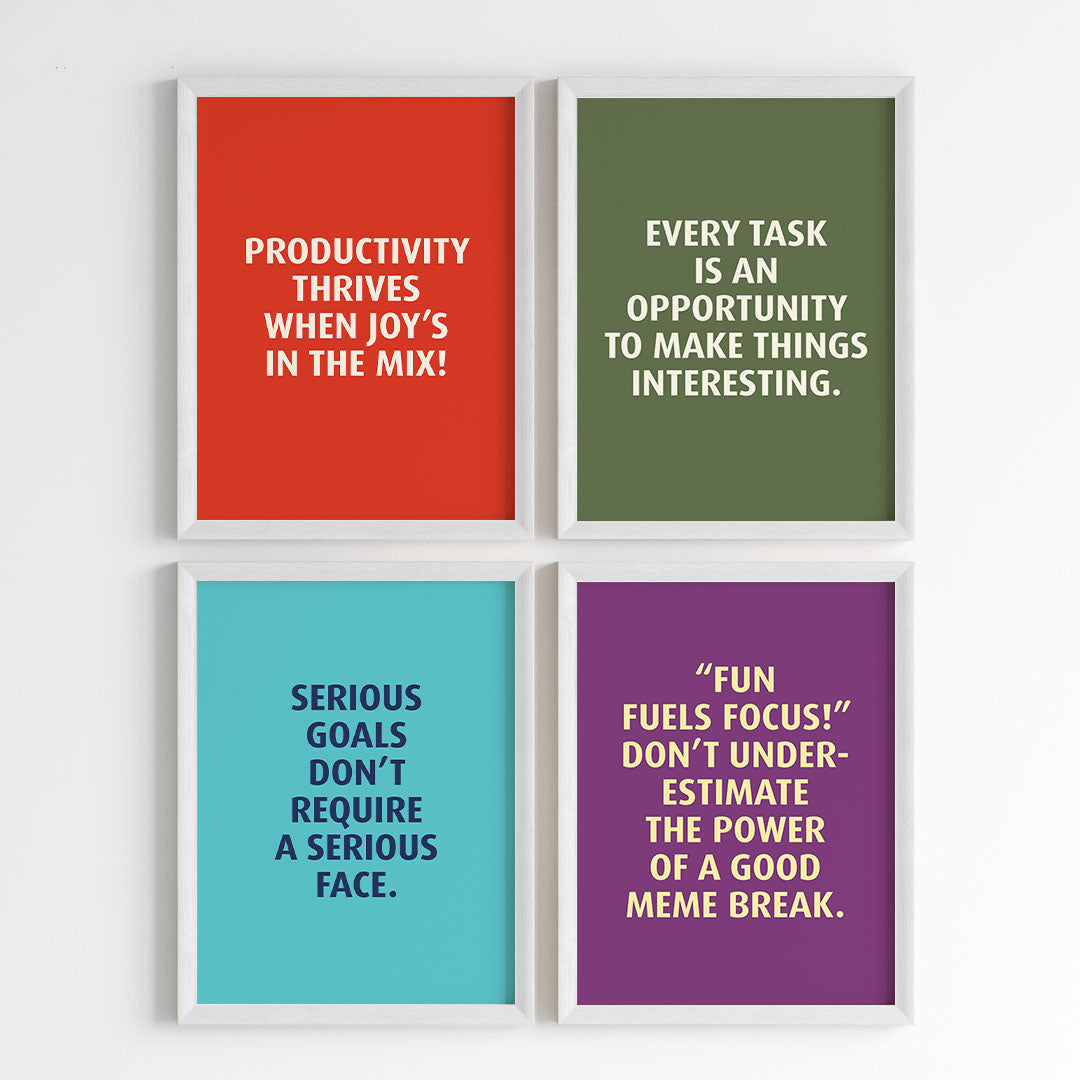 Progress Over Perfection Wall Art (Framed)