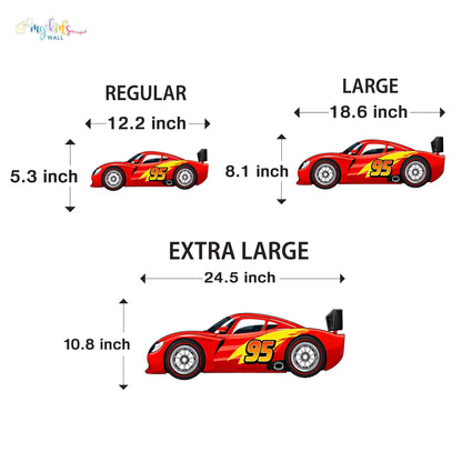 Racing Cars & Monster Trucks Personalized Wall Stickers