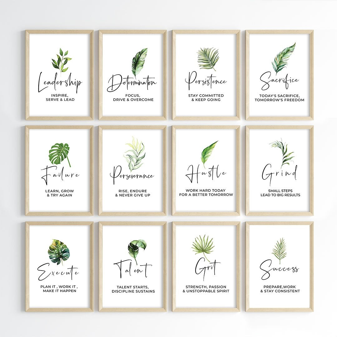 Reminders for Success Wall Art (Framed)