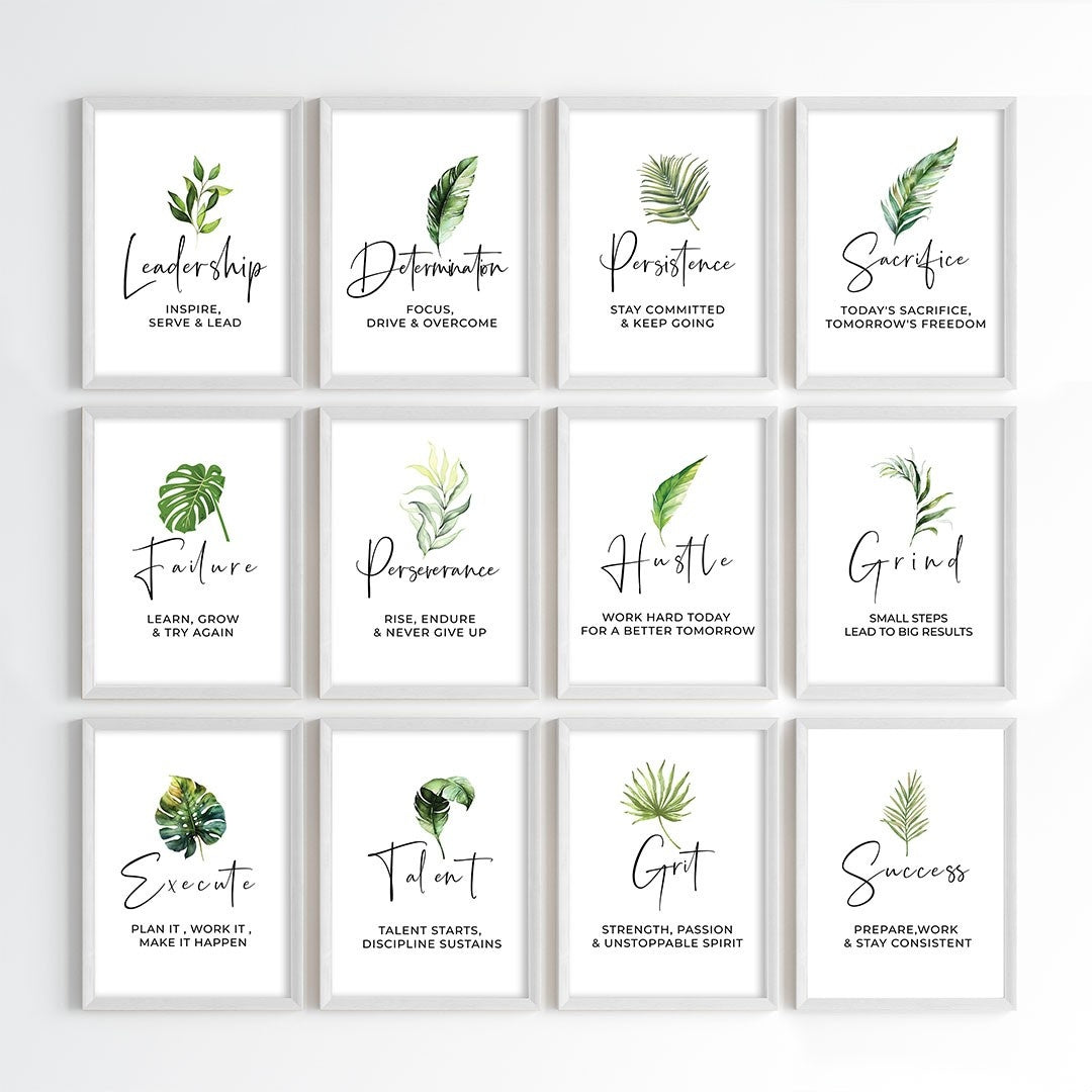 Reminders for Success Wall Art (Framed)