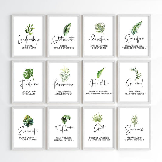 Reminders for Success Wall Art (Framed)