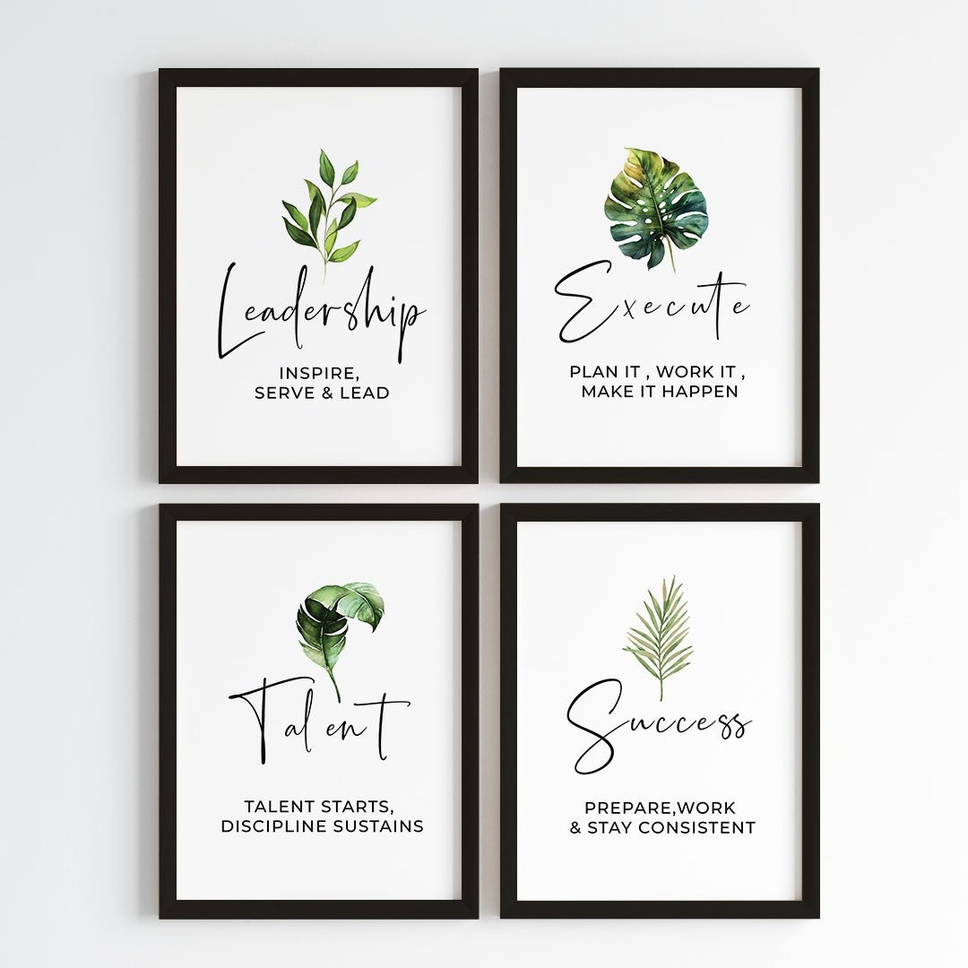 Reminders for Success Wall Art (Framed)