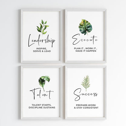 Reminders for Success Wall Art (Framed)