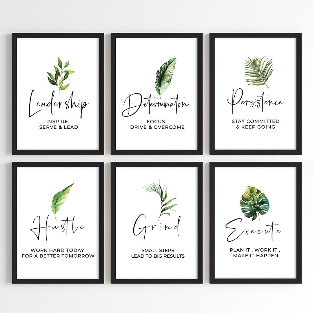 Reminders for Success Wall Art (Framed)