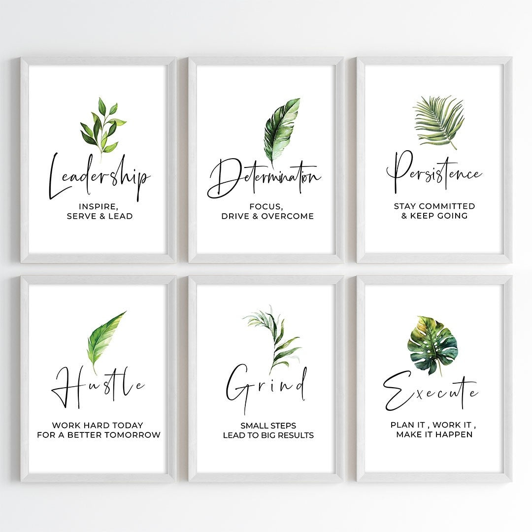 Reminders for Success Wall Art (Framed)