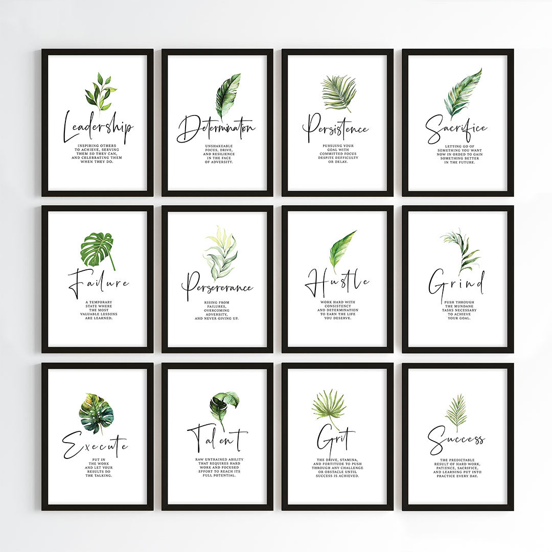 Reminders for Success Wall Art (Framed)