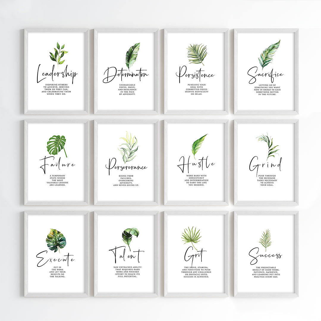 Reminders for Success Wall Art (Framed)