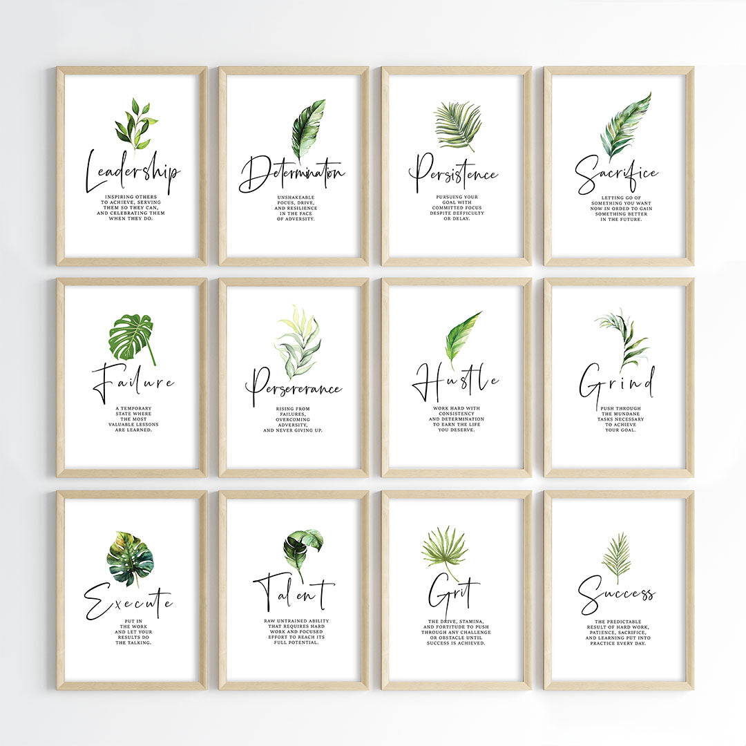 Reminders for Success Wall Art (Framed)