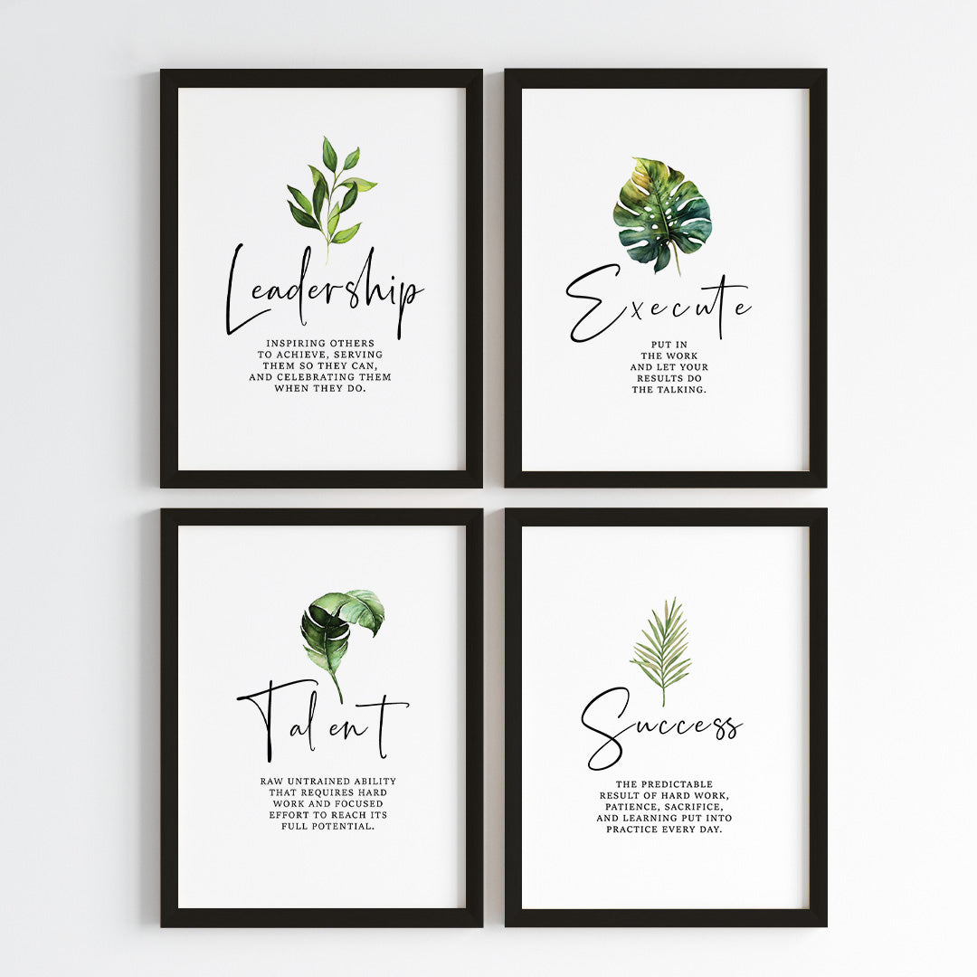 Reminders for Success Wall Art (Framed)