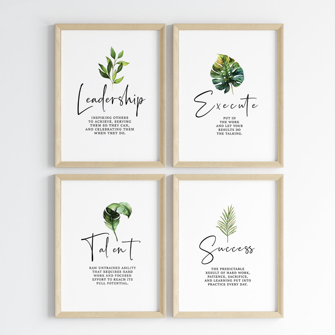 Reminders for Success Wall Art (Framed)