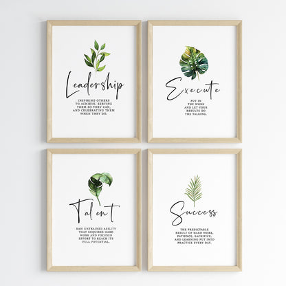 Reminders for Success Wall Art (Framed)