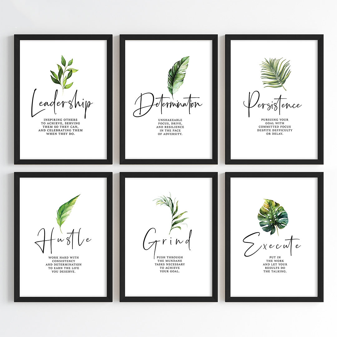 Reminders for Success Wall Art (Framed)