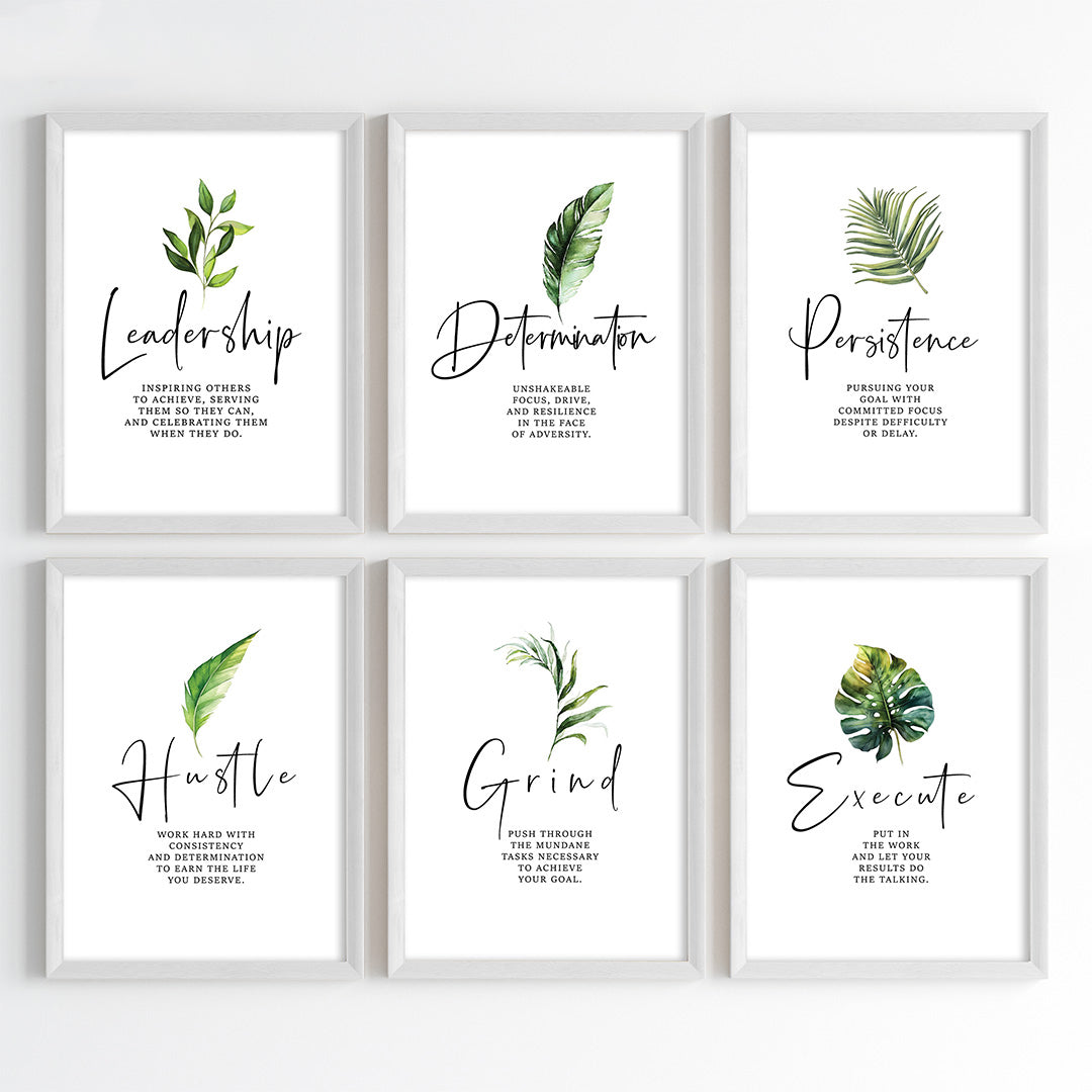 Reminders for Success Wall Art (Framed)