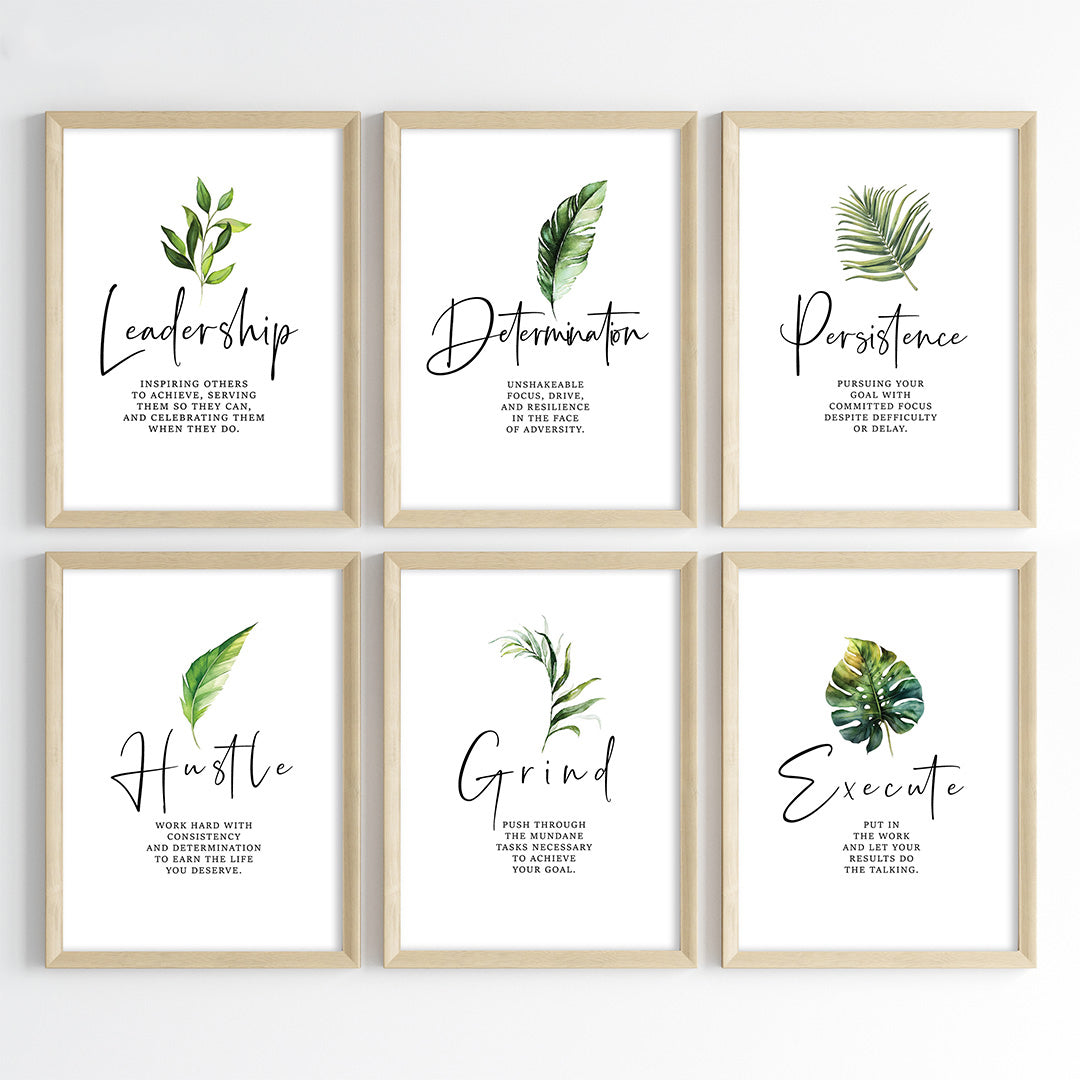 Reminders for Success Wall Art (Framed)