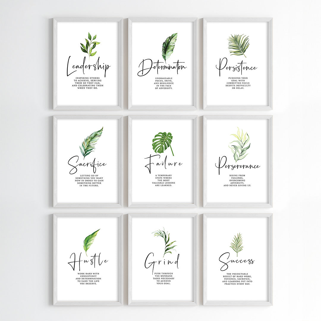 Reminders for Success Wall Art (Framed)