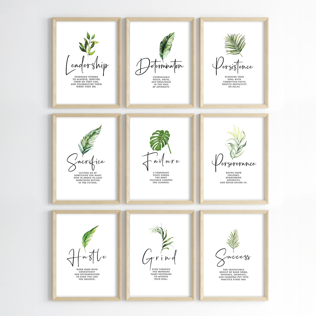 Reminders for Success Wall Art (Framed)