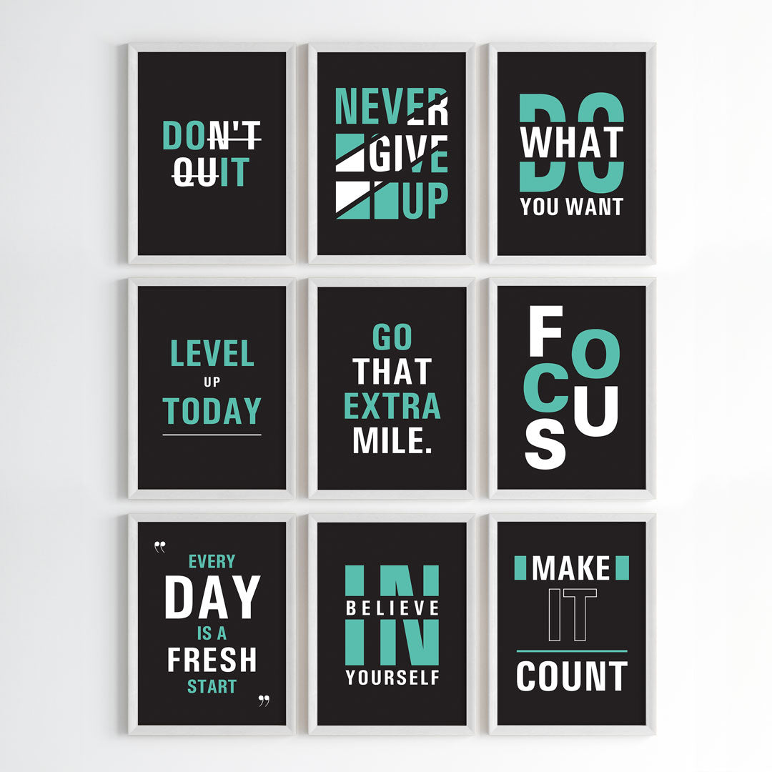 Rise & Conquer Wall Art (Framed)