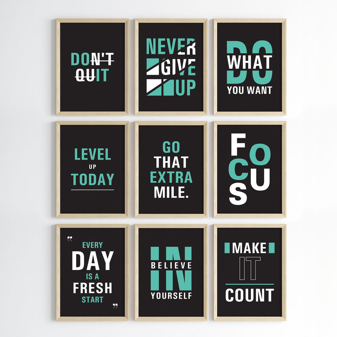 Rise & Conquer Wall Art (Framed)